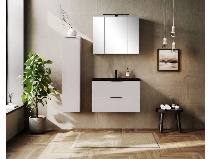 Meuble midi 30 x 130 x 35cm Beige/Cachemire