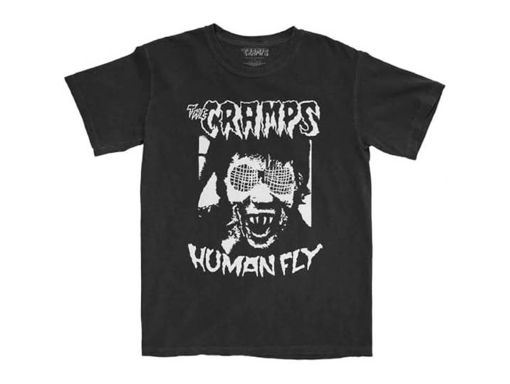 The Cramps T Shirt Human Fly Band Logo nieuw Officieel Mannen Zwart XL