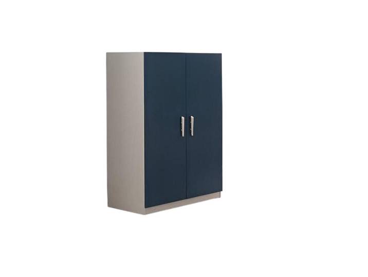 JVmoebel Kinderkleiderschrank Moderner blauer Kleiderschrank aus Holz mit elegantem Design (1-St) Made in Europe