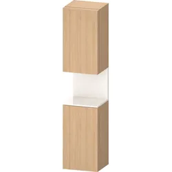 Duravit Collection One Hochschrank, Türanschlag links, 400x360x1760mm, Nische Weiß hochglänzend, QA1346L22300010, Farbe: Eiche Natur/mit Nischenbeleuchtung