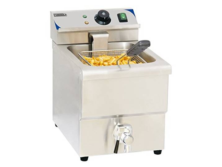Casselin CFEV8 - Friteuse électrique avec vanne de vidange 8 litres