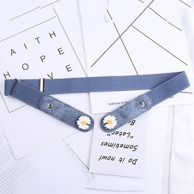 Perforierter freier Gürtel ohne Spuren, Damen-Sommerjeans sind vielseitig, elastisch und dekorativ, unsichtbare Damentaille