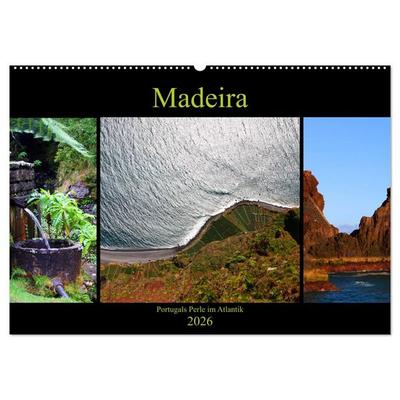 Madeira - Portugals Perle im Atlantik (Wandkalender 2026 DIN A2 quer), CALVENDO Monatskalender