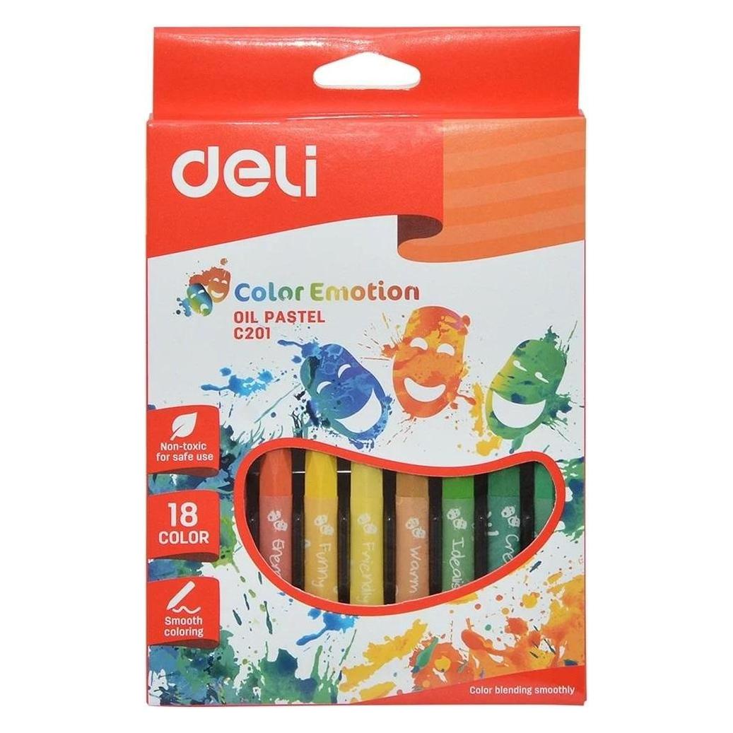 Deli Color Emotion Ölpastelle 18 DELI-Farben (18x) (47980268)