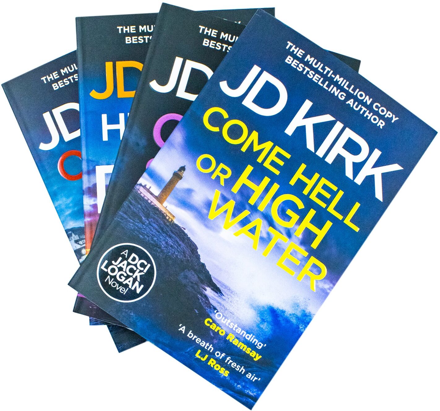 Canelo Ltd. DCI Logan Crime Thrillers 13-16: 4 Books Collection Set By JD Kirk (Come Hell or High Water, City of Scars, Here Lie the Dead & One For the Ages)