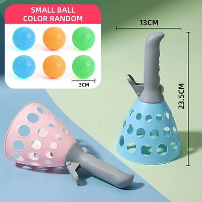 Perfect Picks Market Children's Elastic Catapult Ball Toy Fun Parent Child Game For Boys & Girls powder Blue