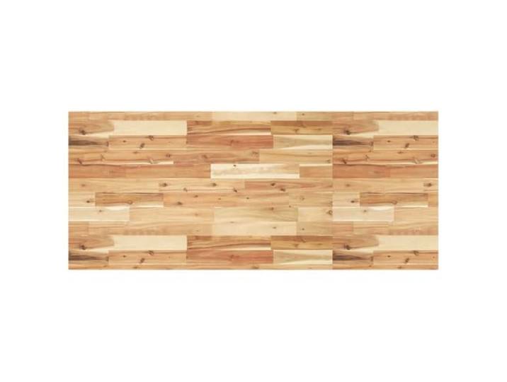 Tischplatte Eckig 140x60x4 cm Massivholz Akazie Massivholz, 4 cm dick, leichte Reinigung, Universalplatte, stabile Konstruktion