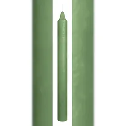 Marble Leuchterkerzen durchgefärbt Aloe Vera Grün 250 x 22mm 20er Set