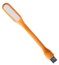 Uplift Picks Foldable USB Book Light For Laptop Power Bank Travel Reading orange 1 Light