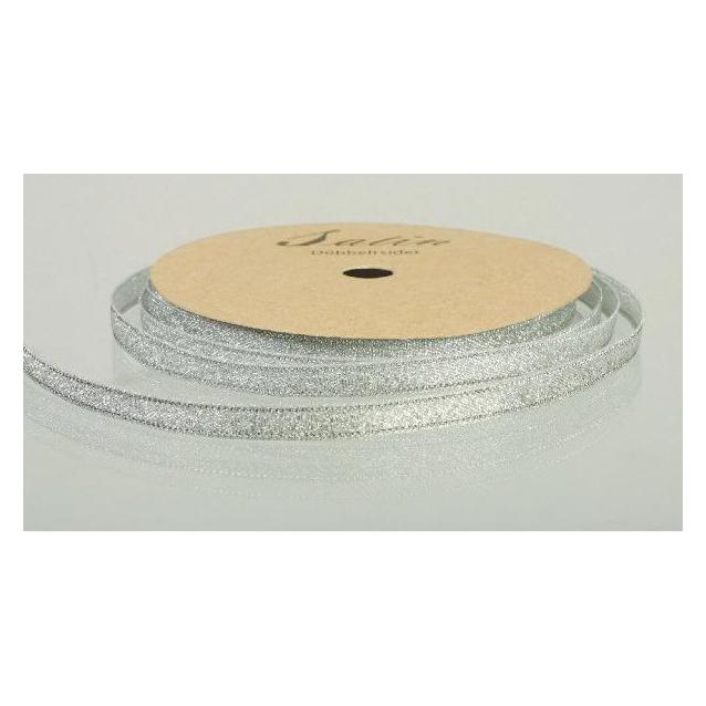 Øvrige Metallicbånd 9mm 10m sølv (5700137434222)