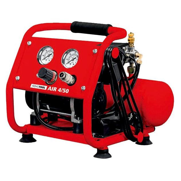 Revotool Ölfreier Montage-Kompressor AIR 4/50 (4 l, 10 Bar) (AIR 4/50)