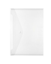 Herlitz A4 Polypropylen PP Transparent Landschaftsportrait Druckknopf Dokumententasche transparent farblos (10657930)