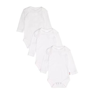 Body LILIPUT "basic", Mädchen, Gr. 74/80, EURO-Größen, weiß, 100% Baumwolle, unifarben, kurz, Bodys Body, mit praktischen Druckknöpfen