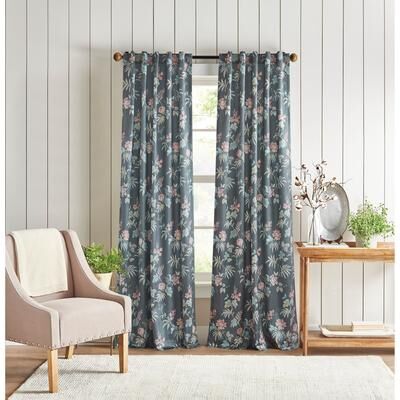 Martha Stewart Ms. Norah Backtab Curtain Panel Pair
