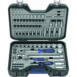 PROJAHN 1/4" + 1/2" PROJAHN professional Steckschlüssel-Koffer 91-teilig