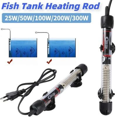 Uplift Essentials Aquarium Fish Tank Heater Adjustable Thermostat Rod 25W300W 100w