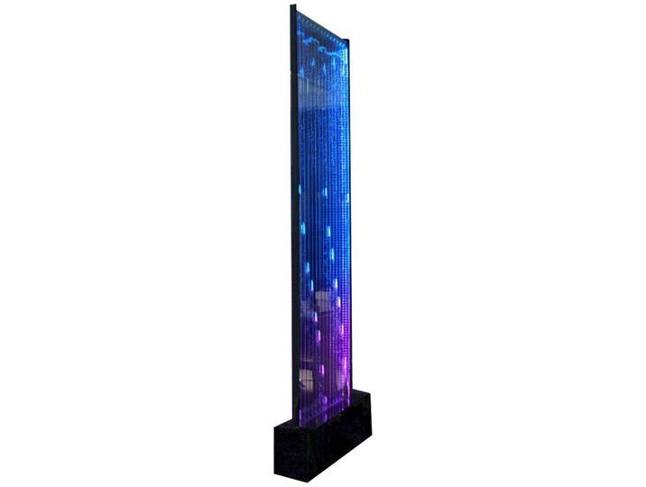 Xlmoebel Zimmerbrunnen Moderne Wasserwand mit LED-Beleuchtung und elegantem Design, (Water Wall), Hergestellt in Europa