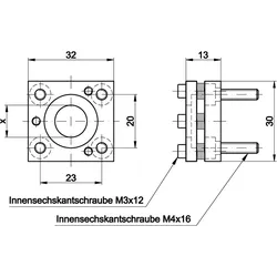 Ipf Electronic Flach-Flansch 12 AP000014