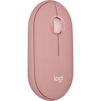 Pebble Mouse 2 M350s, Maus rosa, Bluetooth, für Windows/macOS/iPadOS/Android/ChromeOS/Linux
