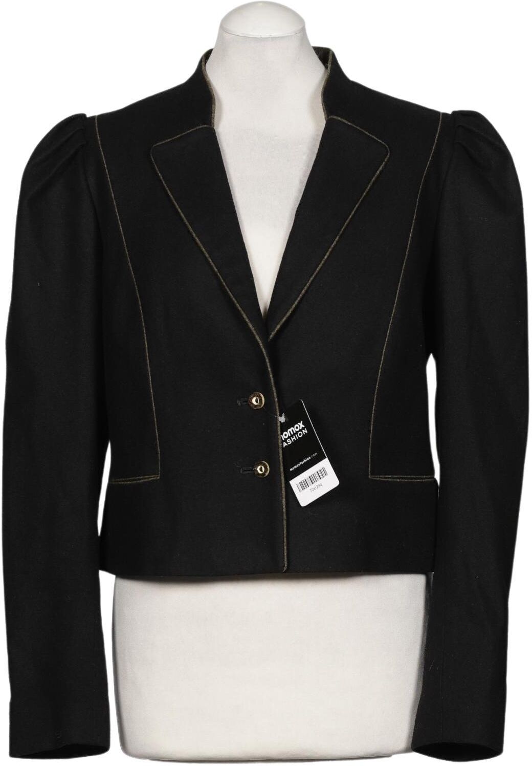 Wenger Tracht Damen Blazer, Schwarz, Gr. EU 42, Viskose / Schurwolle - Second Hand