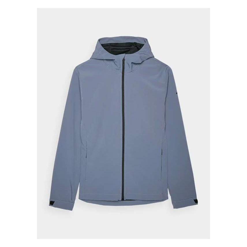 4F Kurtka męska softshell M283 denim 4FWAW24TSOFM283 32S S (S) (145939 S)