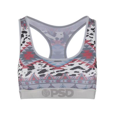 Sport-BH PSD "PSD COWBOY SERAPE SB", Damen, Gr. XL, Cup 0, bunt (multicolor), 88% Polyester, 12% Elasthan, BHs Sport-BH