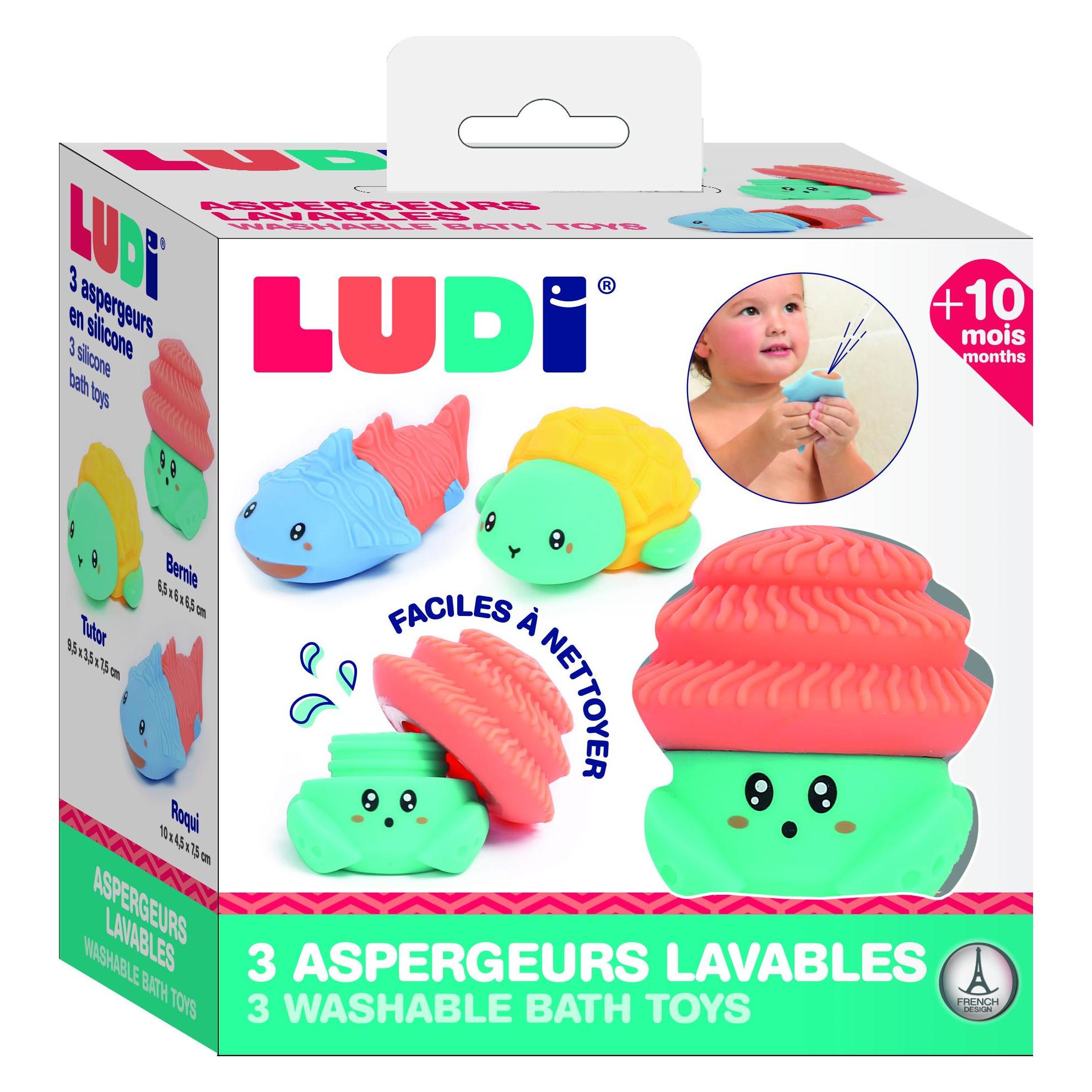 LUDI Bath animals - 3 pcs - LU40074 (LU40074)
