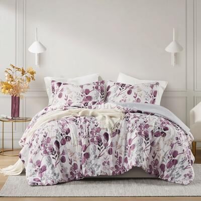 Chelsea Square Gabby Reversible Floral Seersucker Comforter Set