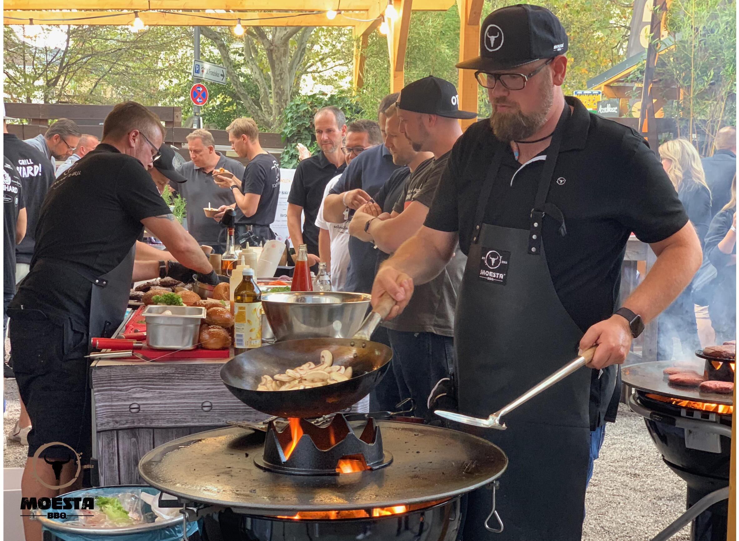 Grillplattenaufsatz "Moesta BBQ (inaktiv - Duplikat) Wok-Krone für BBQ Disk", grau, Backbleche, Grillplattenaufsatz grau Einheitsgröße