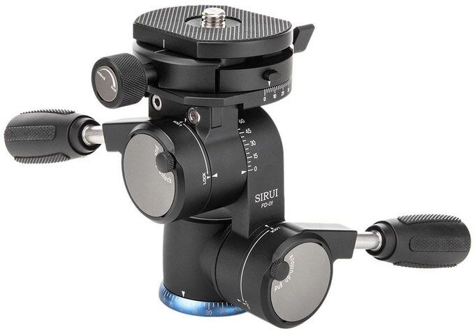 SIRUI FD-01 Tête de trépied / inclinaison à quatre directions en aluminium noir