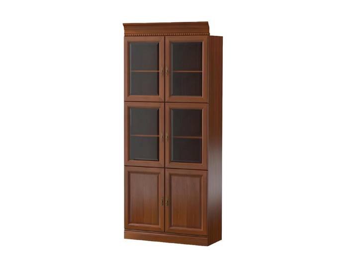 Xlmoebel Vitrine Schrankwand BA-1 mit Glasfront und großzügigem Stauraum (1-St., Klassische Schränke Schrank Schrankwand - Model BA-1) Hergestellt in Europa