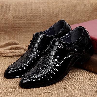 Schwarze Herren-Schnürslipper, elegant und gepflegt, bequeme Business-Schuhe für Büro, Business und Freizeit