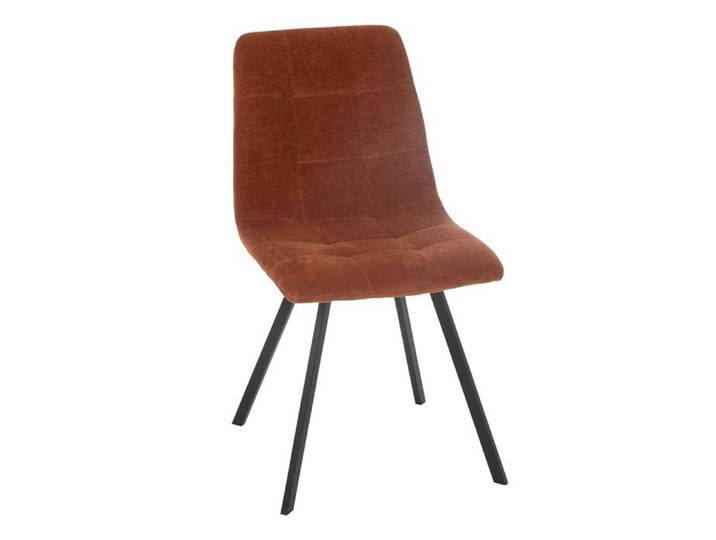 Chaise Matelassée  Clark  85cm Rouille