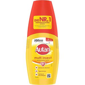 Autan Mückenspray Multi Insect Insektenschutz, gegen Mücken, Zecken & Stechfliegen, Spray, 100ml