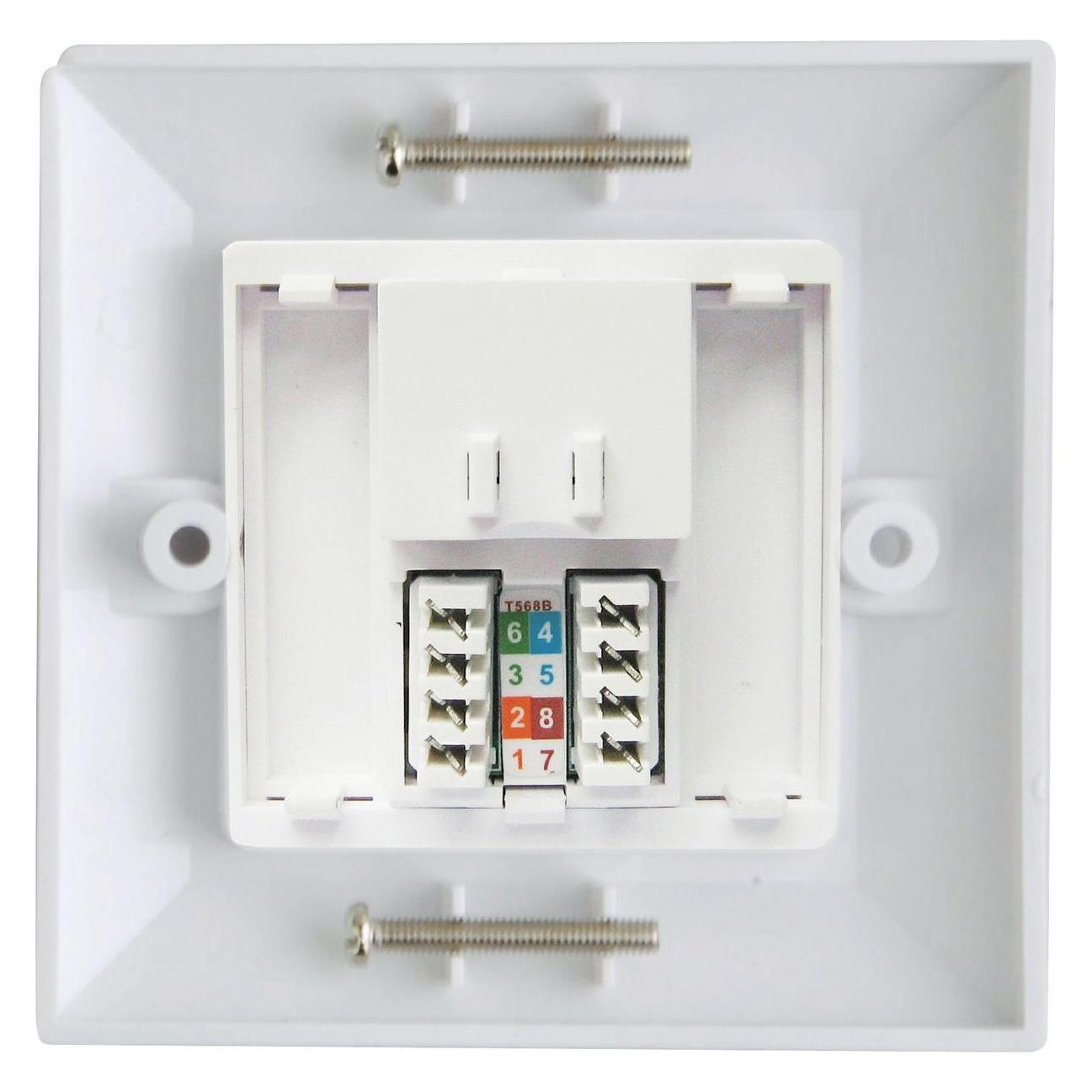 Lanview CAT6 priekinis pultas "Single Gang UK" (CAT6) (LVN126188UK)