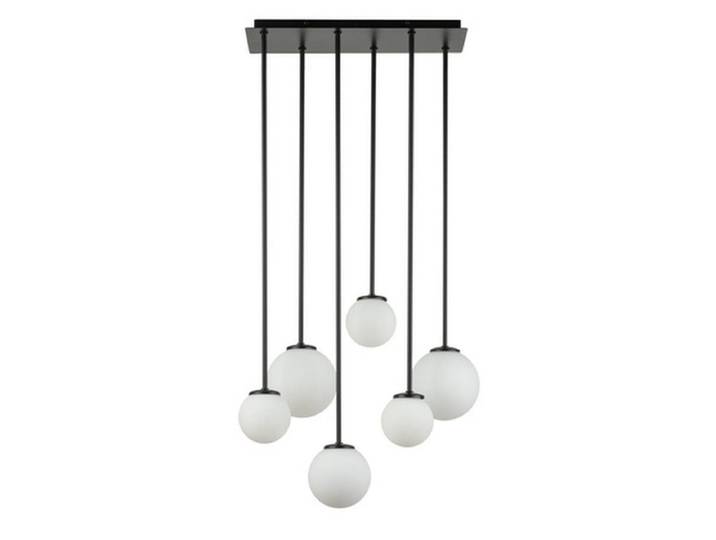 Lustre long AMBROISE en acier