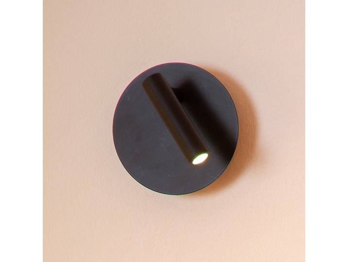 Lucide LED Wandlampe Jolijn, schwarz, für Schlafzimmer, Metall, LED Wandleuchte, Wandlampe Innen