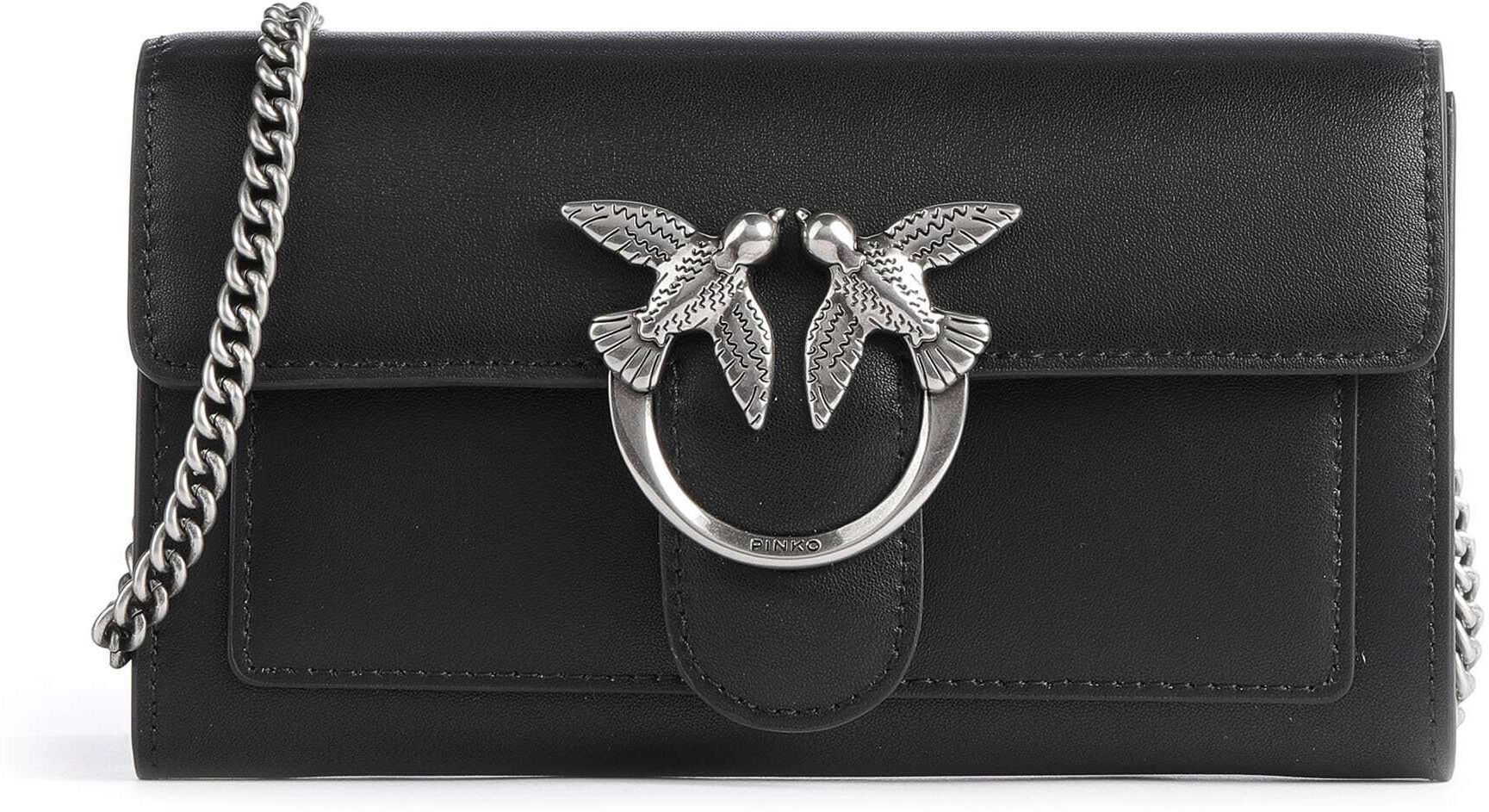 Pinko Love One Geldbörse, schwarz