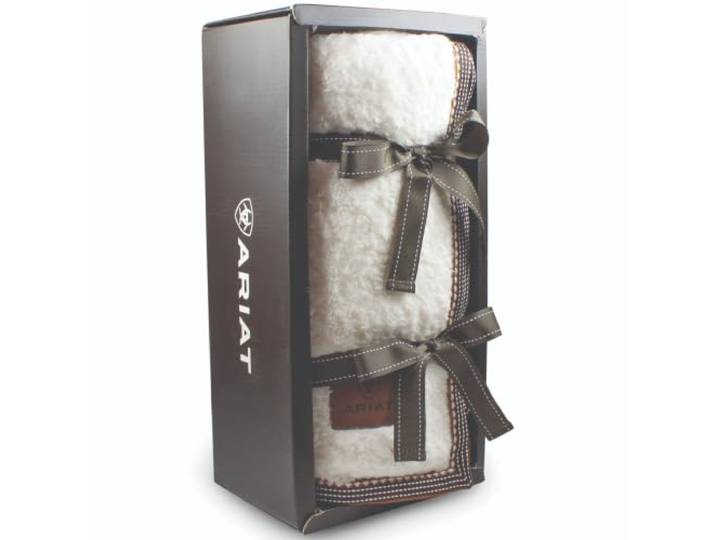 Ariat Snuggle Appaloosa Decke, 127 x 152,4 cm, leichte, Bequeme, weiche Doppelseitiger Plüsch, weiche, gemütliche Wärme, maschinenwaschbar, leicht verstaubar, ideal für Couch oder Bett
