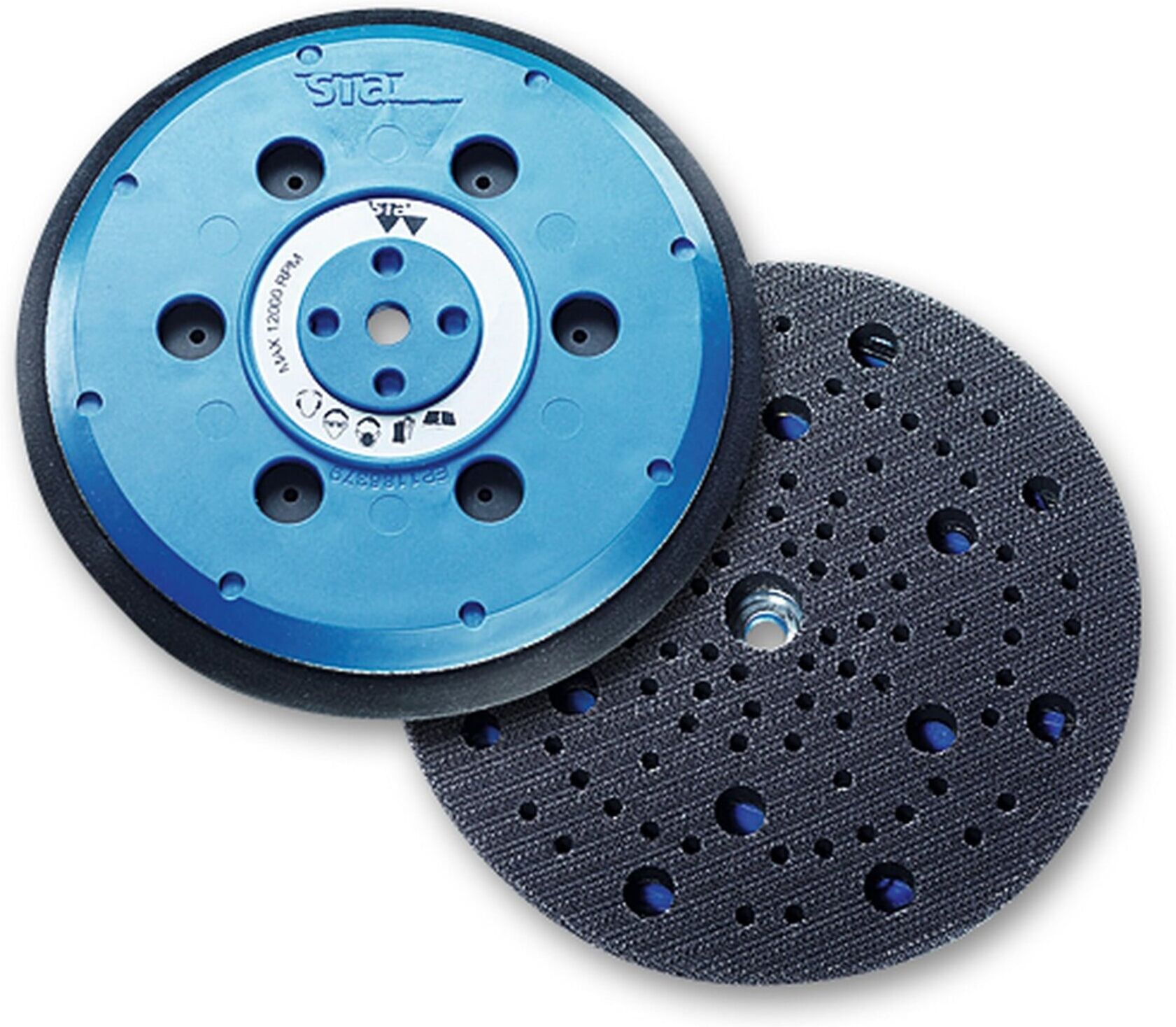Sia Stützteller, 0 x 0 x 150, 103-Loch Technische Details weich, siafast-Klettsystem ; sia ABRASIVES (F03E004G5R)