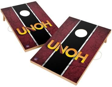 Skip's Garage Vintage Northwestern Ohio UNOH Racers Regulation 2x4 Cornhole Set