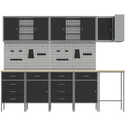 vidaXL, Werkstattschrank, Industrieller Stauraum-Schrank (55 cm, 220 cm)