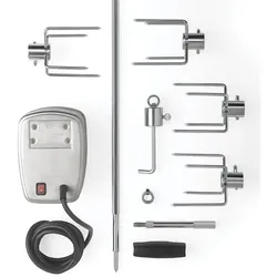 Napoleon Commercial Quality Drehspieß-Set für LEX 605 & PRO 605 Holzkohle