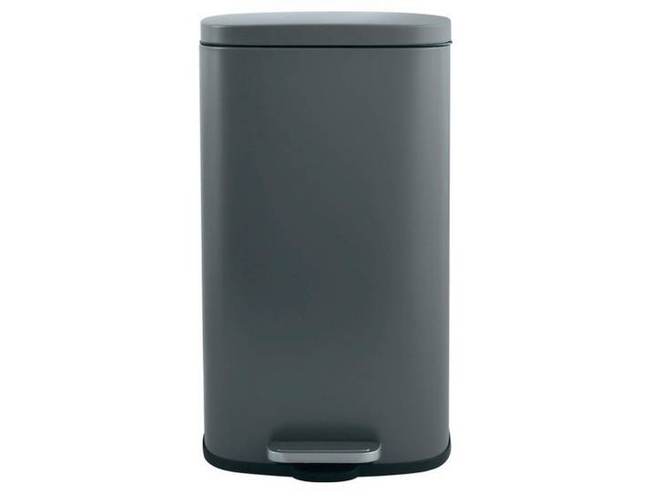 Spirella Treteimer, Dunkelgrau, Kunststoff, 50 l, 29.7x64.3x42.7 cm, Haushalt & Reinigung, Reinigung, Eimer & Abfallsysteme