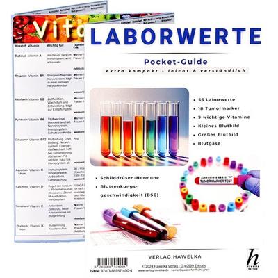 Laborwerte - extra kompakt & leicht verständlich - Pocket-Guide - Faltkarte A5 - Patienten-Ratgeber & Fachliteratur, Gebundene Ausgabe von Uwe Verlag