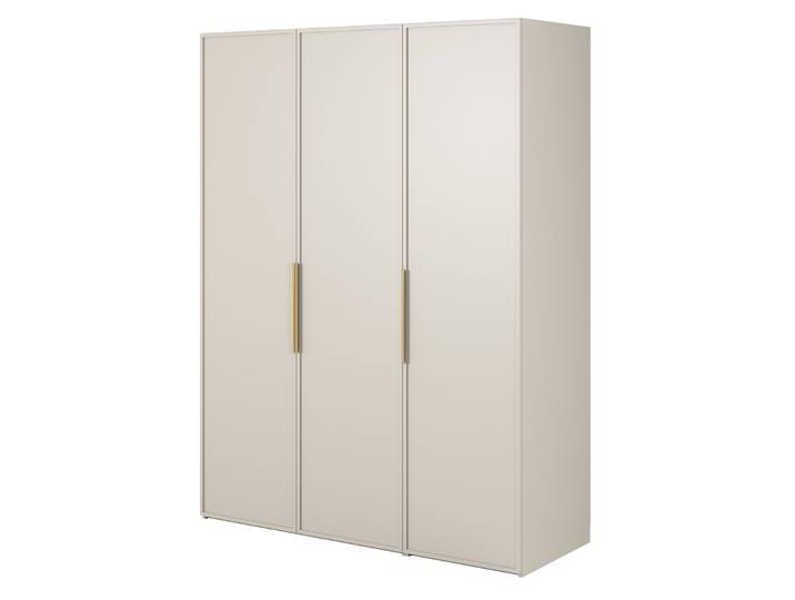 Drehtürenschrank Frame mit drei Türen und zwei Kleiderstangen,