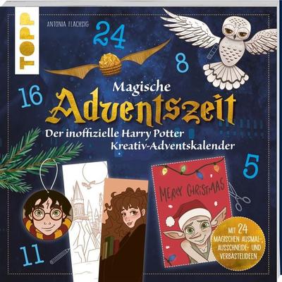Magische Adventszeit. Der inoffizielle Harry Potter Kreativ-Adventskalender. Adventskalenderbuch, Taschenbuch von Antonia Flechsig, Frechverlag GmbH,