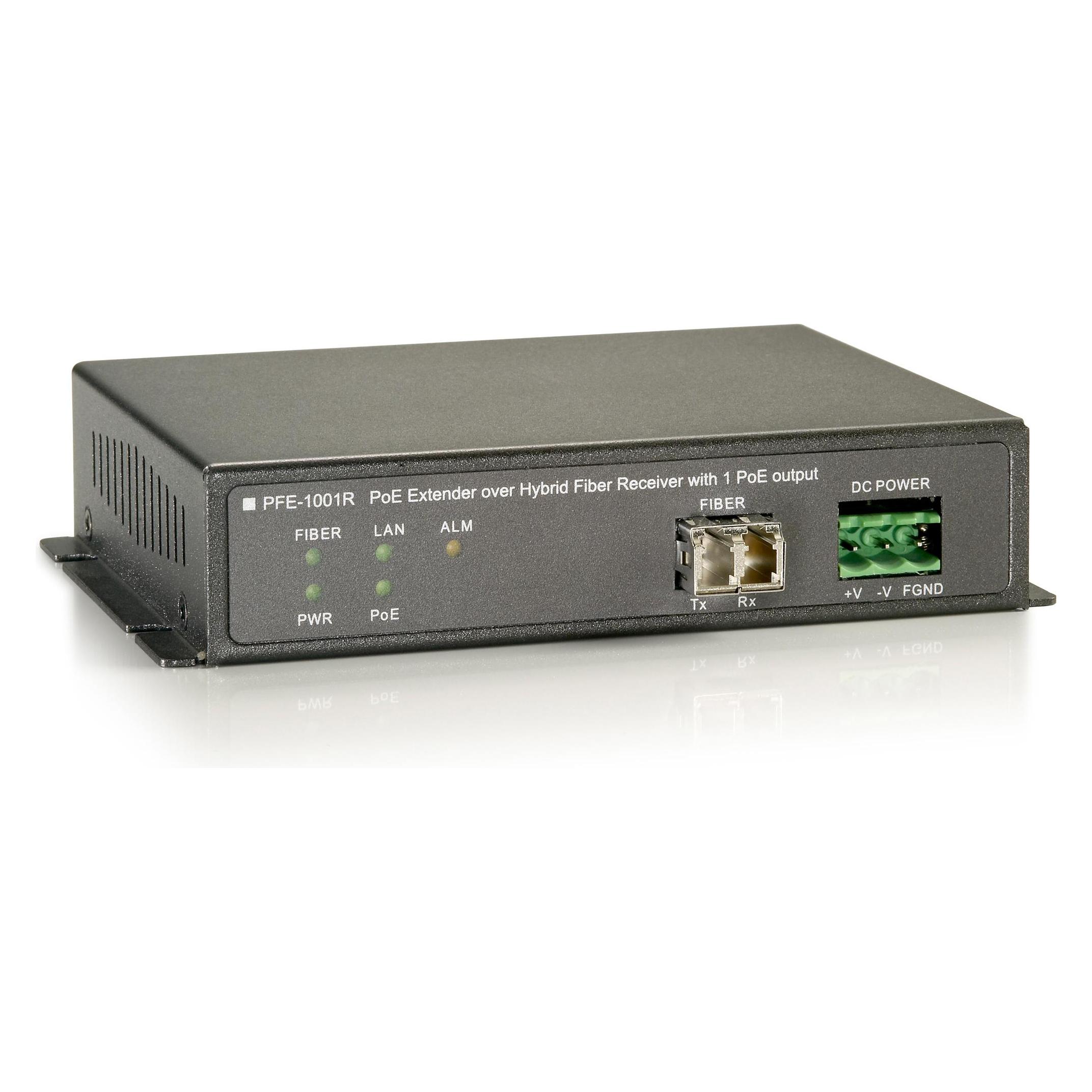 LevelOne PFE-1001R -, 1 x PoE RJ-45 (Netzwerkkabel) (PFE-1001R)