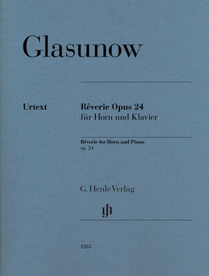 Henle Verlag Glasunow Reverie Horn op.24