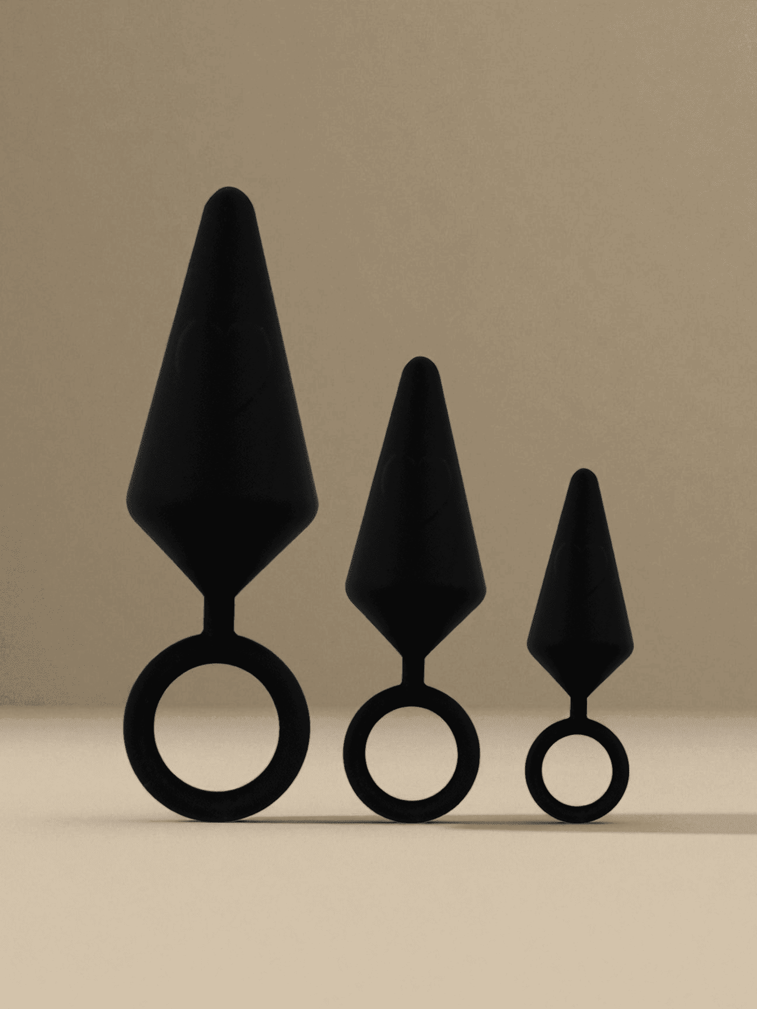 Litolu kit d'entrainement anal 3 plugs